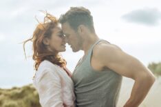 Eleanor Tomlinson and Sam Heughan in 'The Couple Next Door'