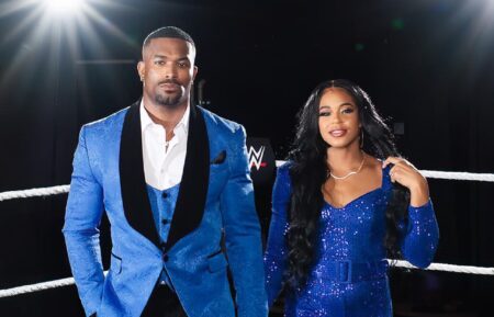 Montez Ford and Bianca Belair in 'Love & WWE'
