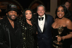 Carl Anthony Payne II, Tisha Campbell, Ted Sarandos, Netflix CO-CEO and Niecy Nash attend the 2024 Netflix Primetime Emmys after party