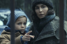 Davina Coleman and Noomi Rapace in Constellation