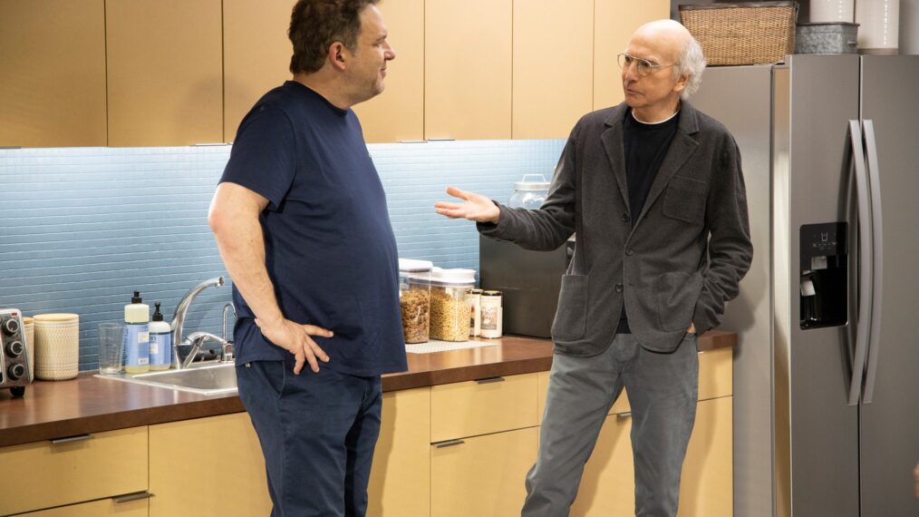 Jeff Garlin and Larry David in Curb Your Enthusiasm - Season 10