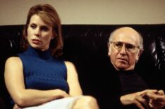 Cheryl Hines and Larry David in Curb Your Enthusiasm - Season 3