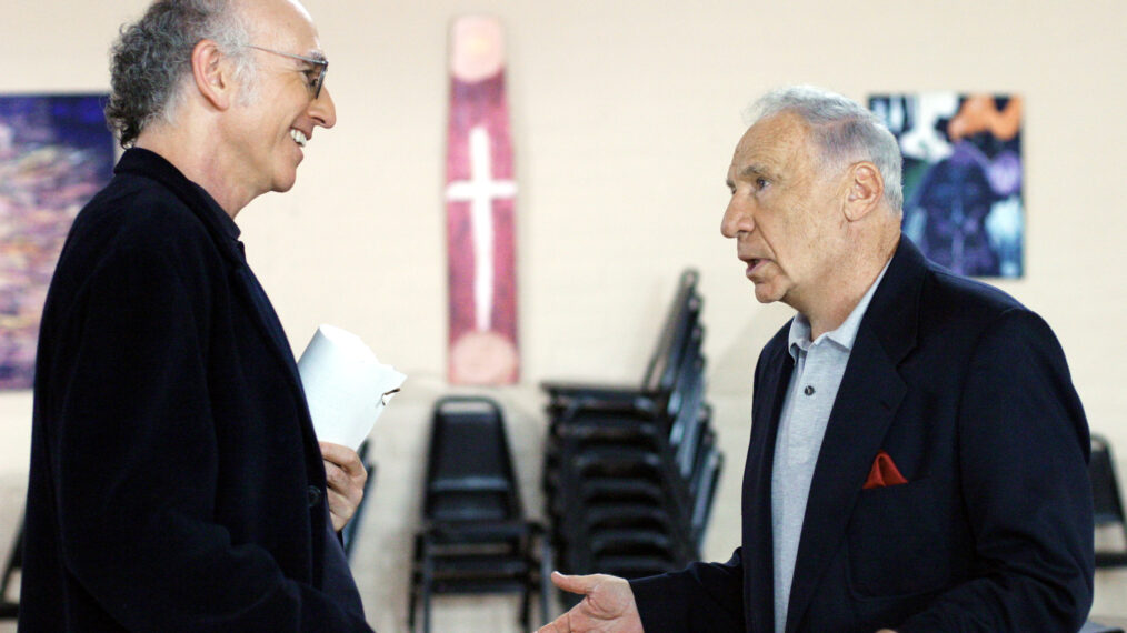 Larry David and Mel Brooks in Curb Your Enthusiasm - Season 4