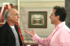 Larry David and Jerry Seinfeld in Curb Your Enthusiasm - Season 7