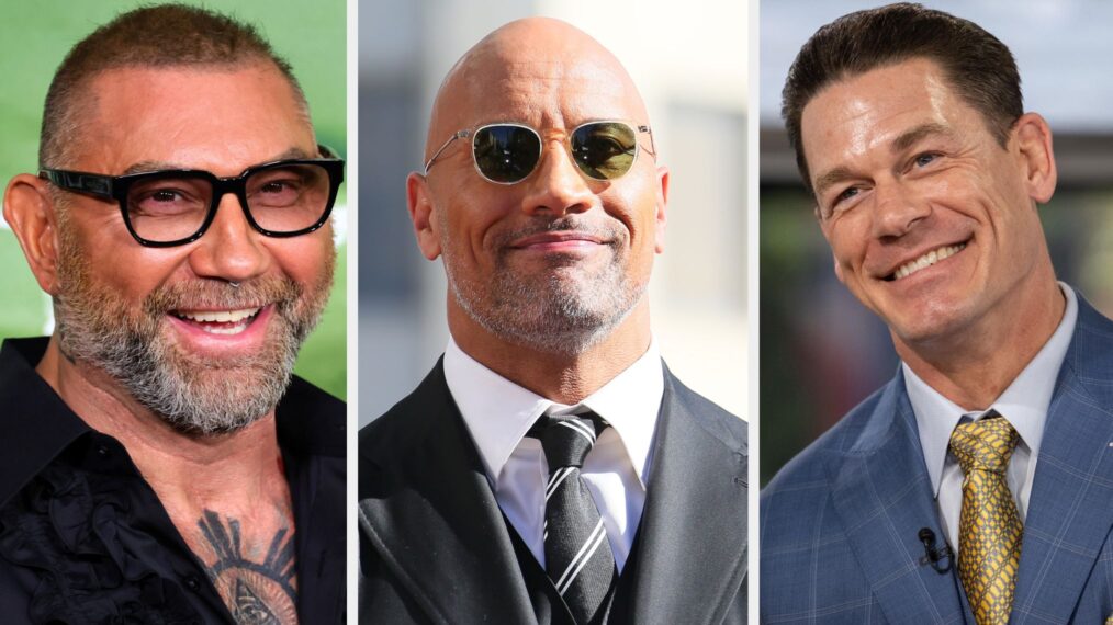 Dave Bautista Dwayne Johnson John Cena