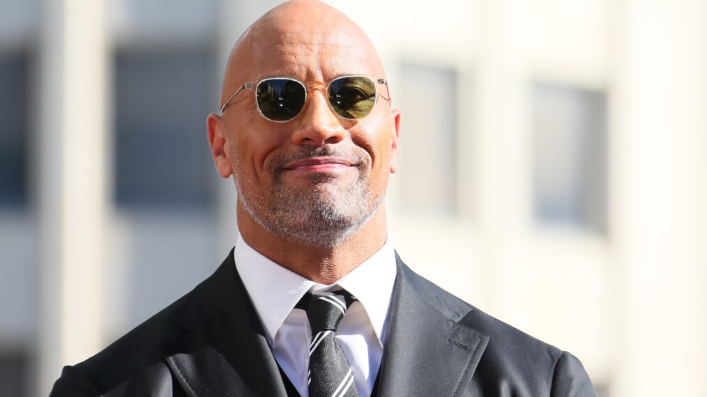 Dwayne Johnson is honored with a star on The Hollywood Walk of Fame
