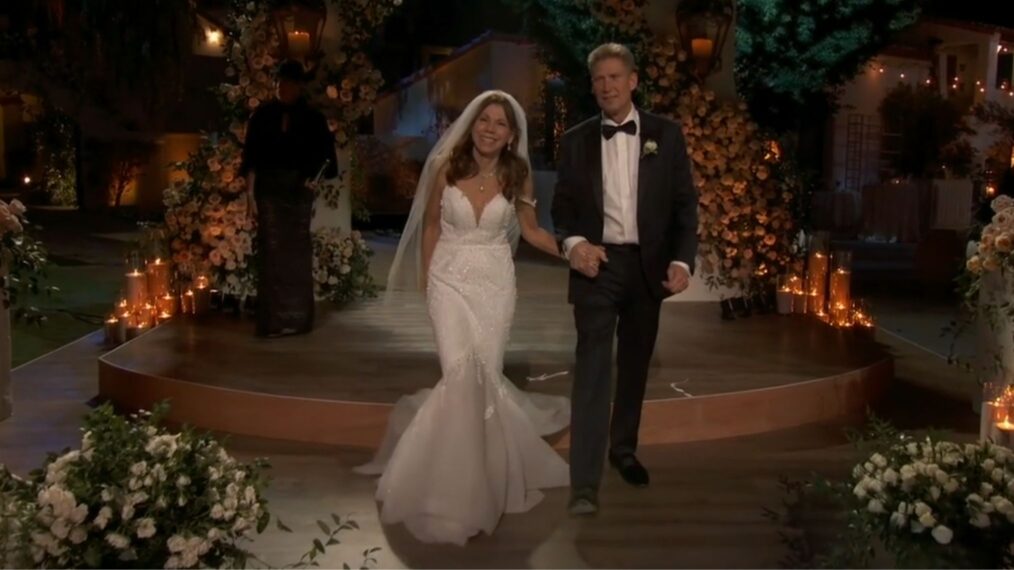 Gerry Turner Theresa Nist Married Wedding Dress Down the Aisle