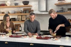Sebastian Maniscalco and Curtis Stone in 'Getting Grilled with Curtis Stone'