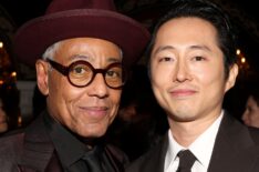 Giancarlo Esposito and Steven Yeun attend the 2024 Netflix Primetime Emmys after party