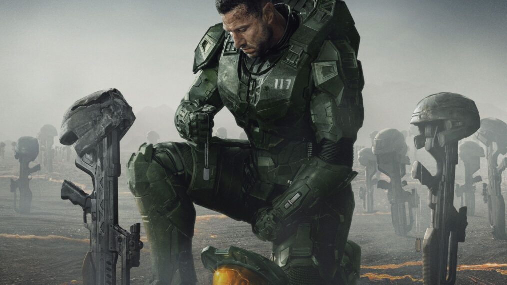 Teaser Art for Halo Season 2, featuring Pablo Schreiber as Master Chief