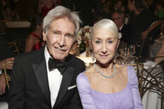 Helen Mirren and Harrison Ford at the 81st Annual Golden Globe Awards