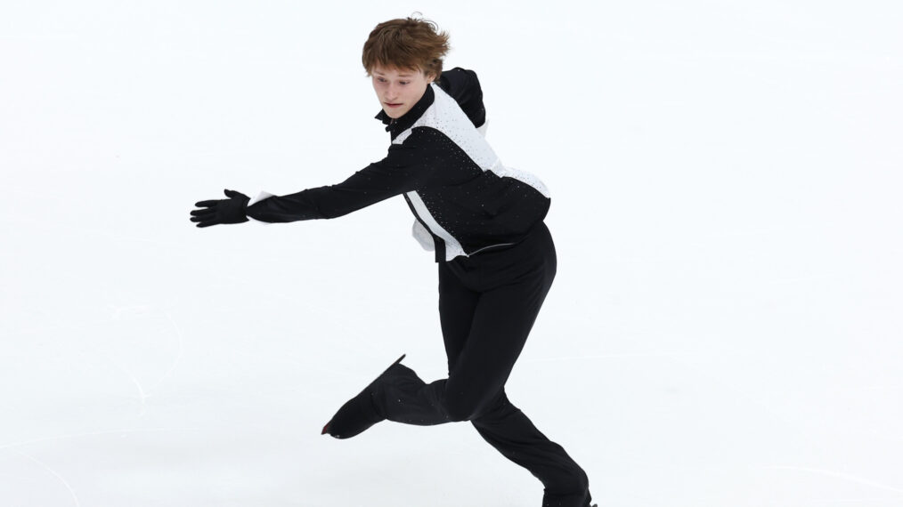 Ilia Malinin skates during the Championship Men's Short Program on day two of the 2023 TOYOTA U.S. Figure Skating Championships at SAP Center on January 27, 2023 in San Jose, California.