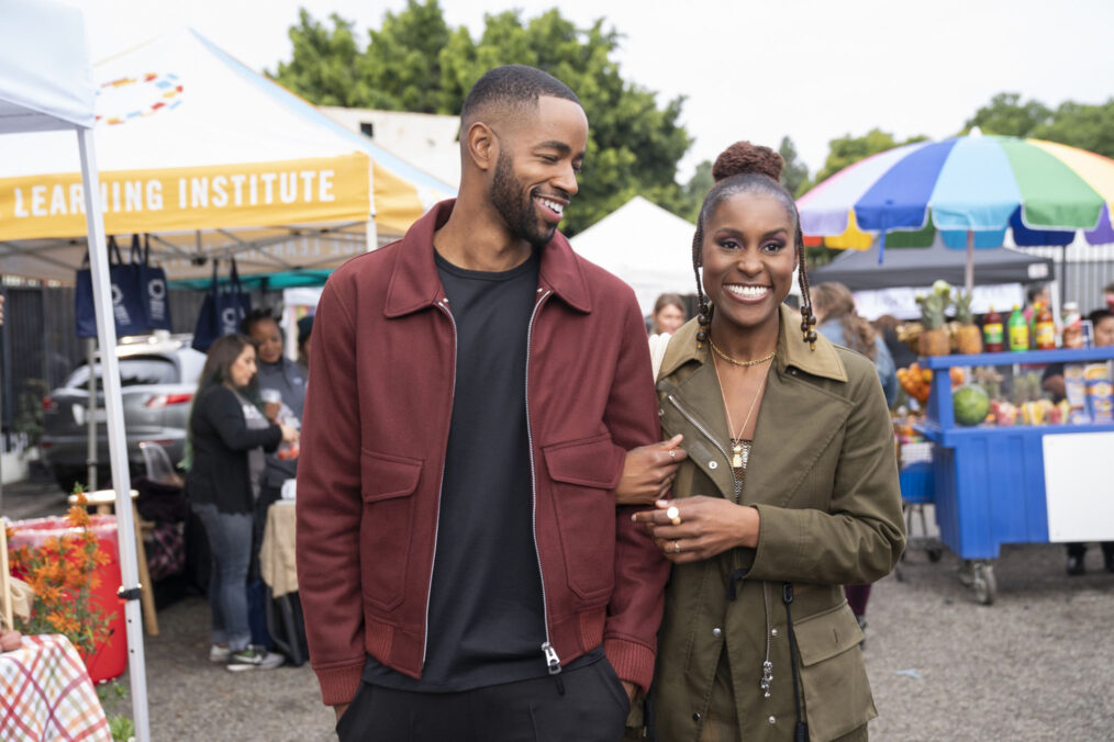 Jay Ellis and Issa Rae in Insecure