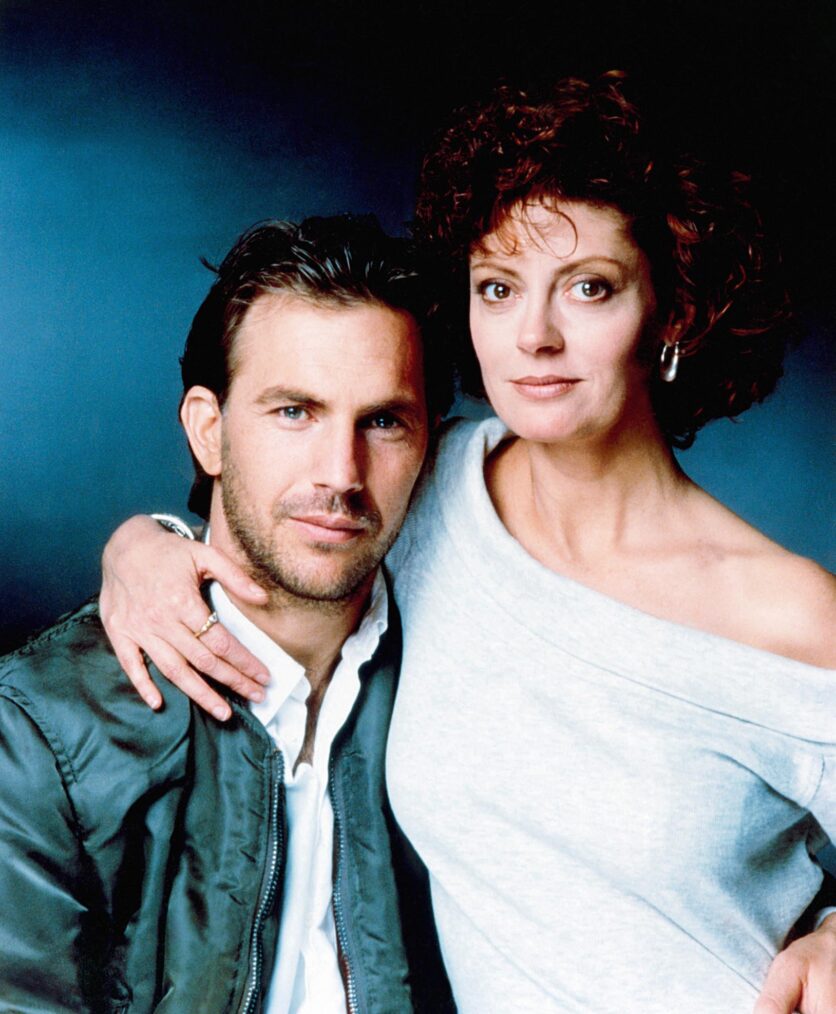 Kevin Costner and Susan Sarandon in Bull Durham