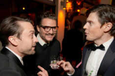 Kieran Culkin, Pedro Pascal, and Evan Peters attend the HBO & Max Post Emmys Reception