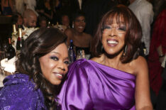 Oprah Winfrey and Gayle King at the 81st Annual Golden Globe Awards