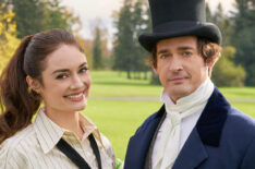 Mallory Jansen and Will Kemp in 'Paging Mr. Darcy'