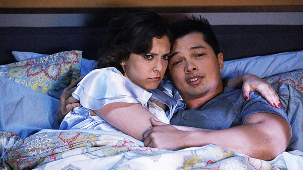 Rachel Bloom and Vincent Rodriguez III in Crazy Ex-Girlfriend