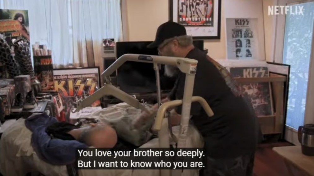Tim Keel caring for his brother Doody on Queer Eye