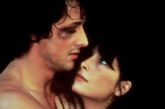 Sylvester Stallone and Talia Shire in Rocky