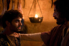 Austin Reed Alleman and Jonathan Roumie in 'The Chosen'