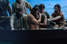 The Chosen disciples in a boat