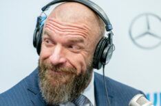 Triple H visits The Elvis Duran Show