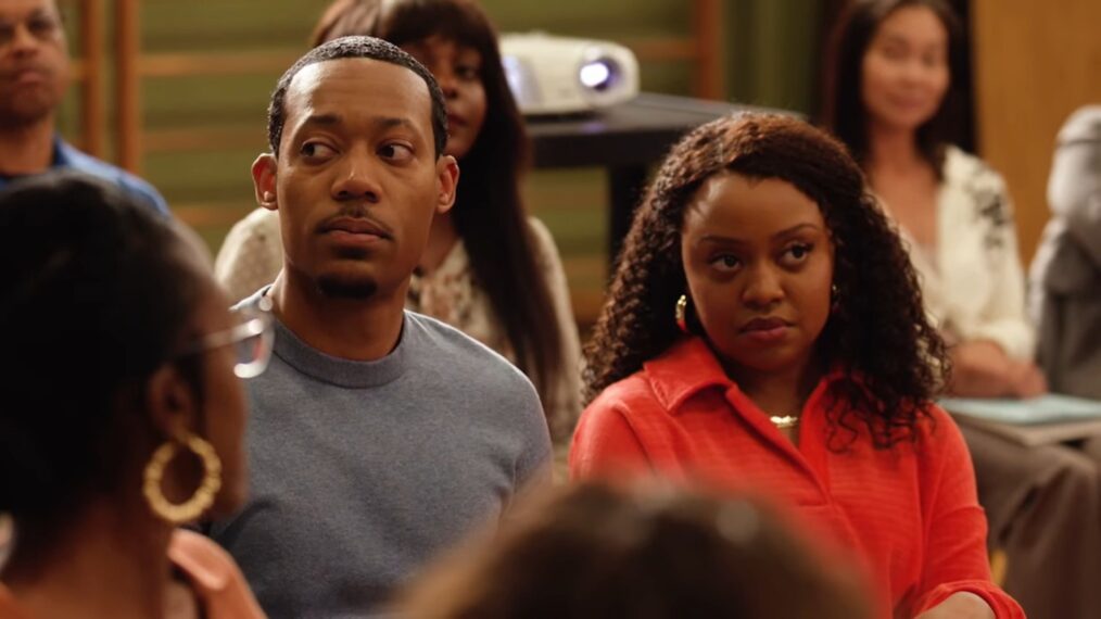 Tyler James Williams and Quinta Brunson in 'Abbott Elementary' Season 3