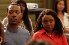 Tyler James Williams and Quinta Brunson in 'Abbott Elementary' Season 3