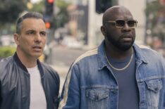 Sebastian Maniscalco as Danny and Omar J. Dorsey as Ray in 'Bookie'