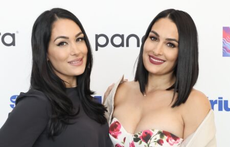 Brie and Nikki Garcia at Sirius XM