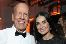 Bruce Willis and Demi Moore at the Comedy Central Roast Of Bruce Willis After Party