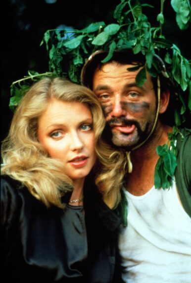 Cindy Morgan as Lacey Underall and Bill Murray as Carl Spackler in 'Caddyshack'