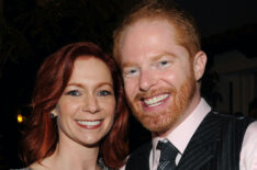 Carrie Preston and Jesse Tyler Ferguson attend the 2010 Entertainment Weekly and Women In Film Pre-Emmy Party