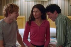 Mike Faist, Zendaya, and Josh O'Connor in 'Challengers'