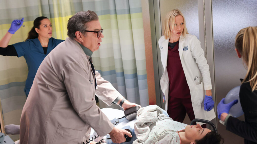 Oliver Platt and Jessy Schram — 'Chicago Med'