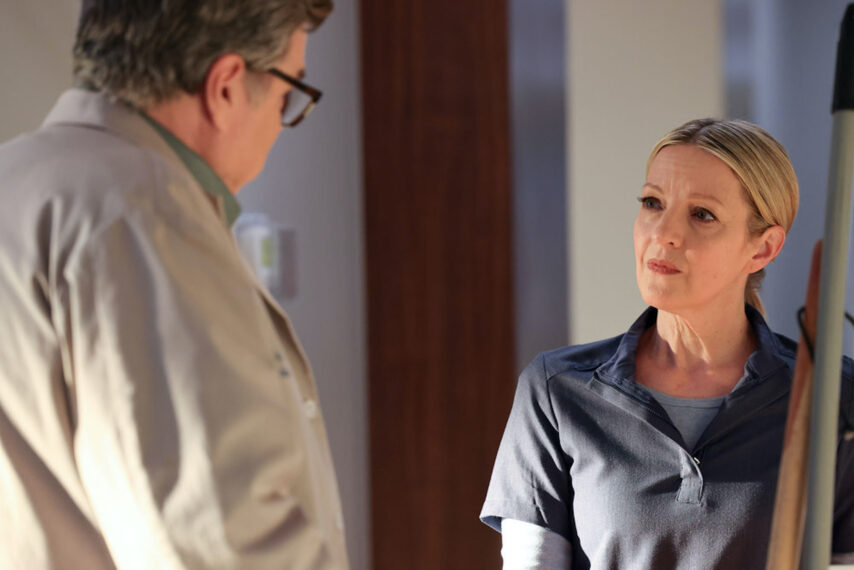 Oliver Platt and Alet Taylor in 'Chicago Med' - Season 9