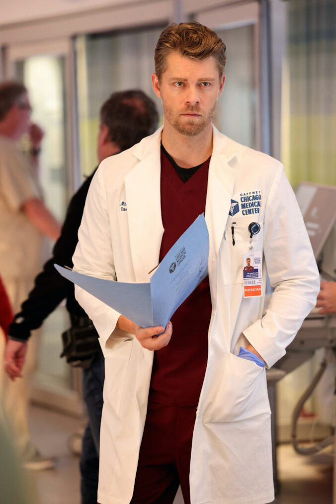 Luke Mitchell as Dr. Mitch Ripley in 'Chicago Med' - Season 9