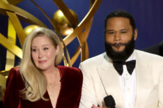 Christina Applegate and Anthony Anderson at Emmys 2024