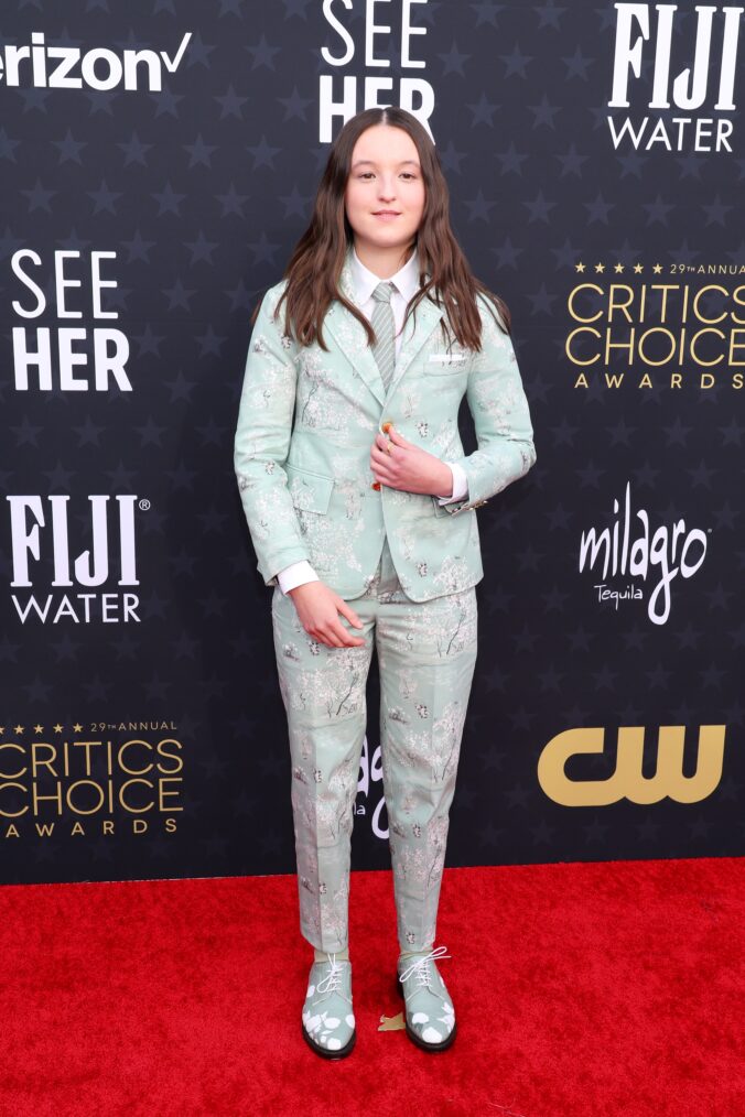 Bella Ramsey attends the 29th Annual Critics Choice Awards in January 2024