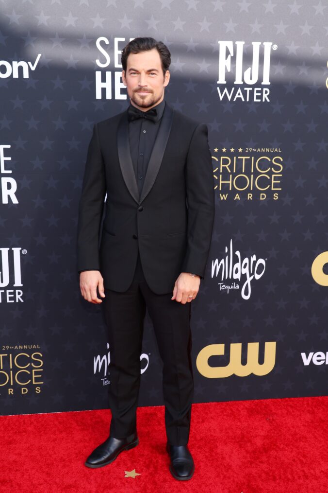 Giacomo Gianniotti attends the 29th Annual Critics Choice Awards in January 2024