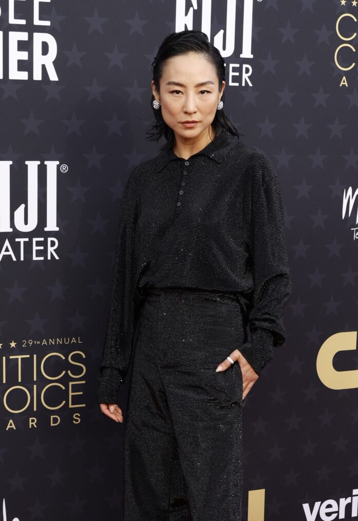 Greta Lee attends the 29th Annual Critics Choice Awards in January 2024