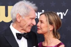 Harrison Ford and Calista Flockhart attends the 29th Annual Critics Choice Awards in January 2024