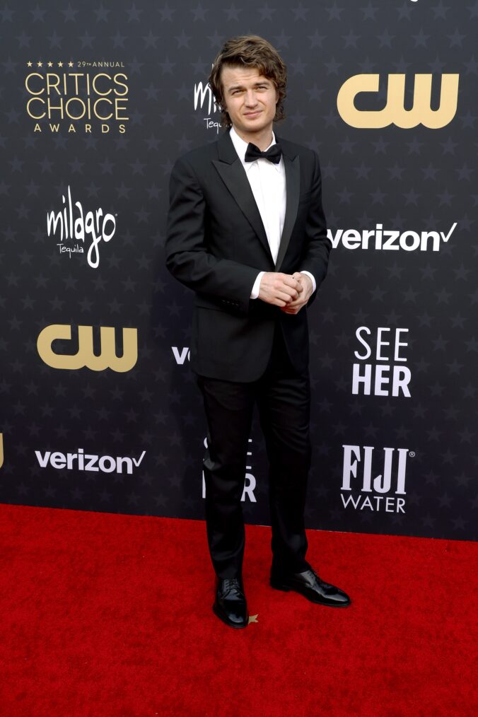 Joe Keery attends the 29th Annual Critics Choice Awards in January 2024