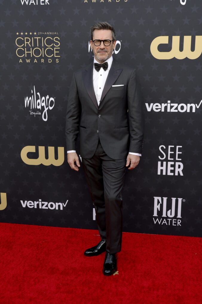 Jon Hamm attends the 29th Annual Critics Choice Awards in January 2024