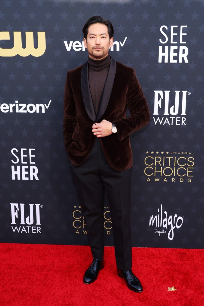Joseph Lee attends the 29th Annual Critics Choice Awards in January 2024