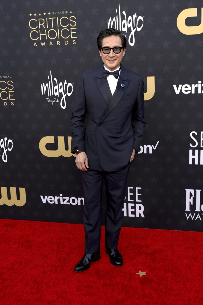 Ke Huy Quan attends the 29th Annual Critics Choice Awards in January 2024