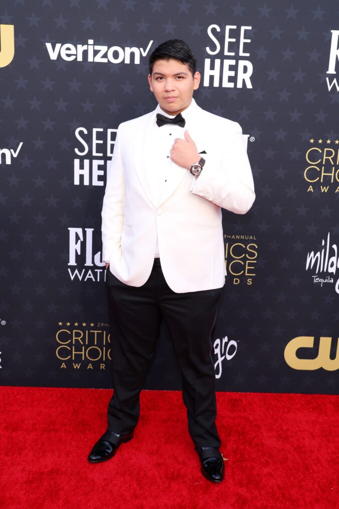 Lane Factor attends the 29th Annual Critics Choice Awards in January 2024