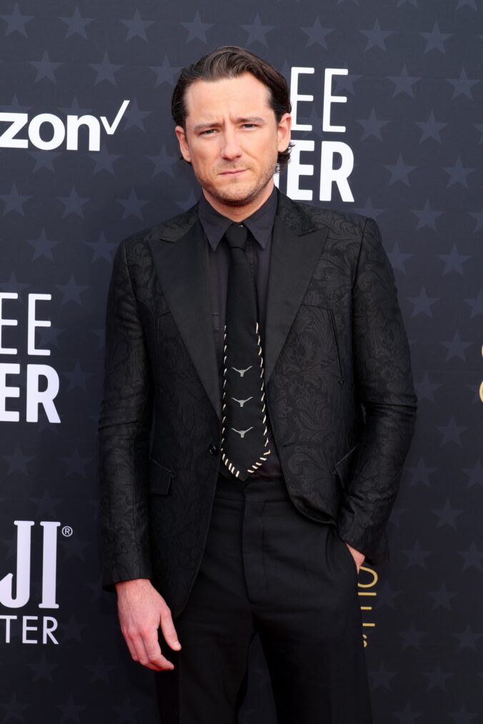 Lewis Pullman attends the 29th Annual Critics Choice Awards in January 2024
