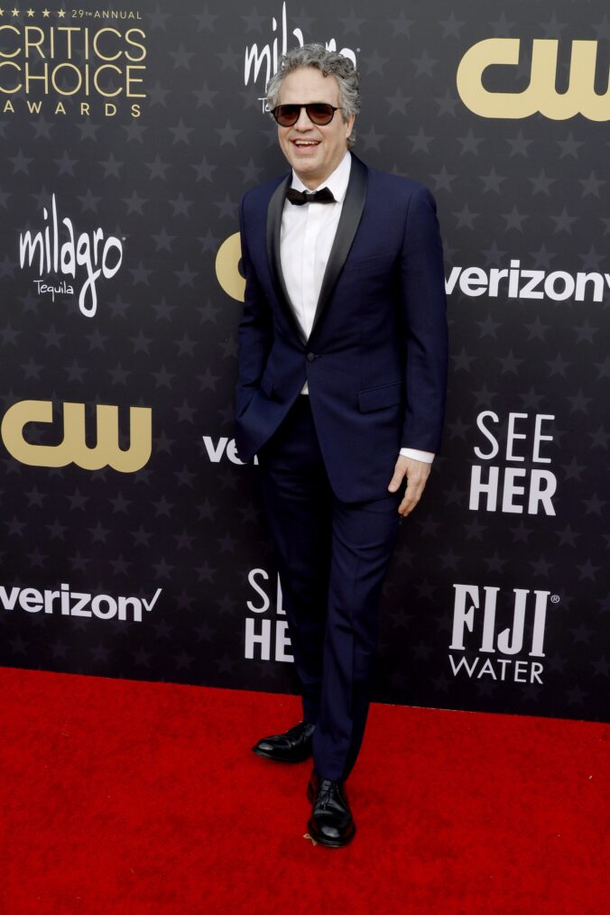 Mark Ruffalo attends the 29th Annual Critics Choice Awards in January 2024